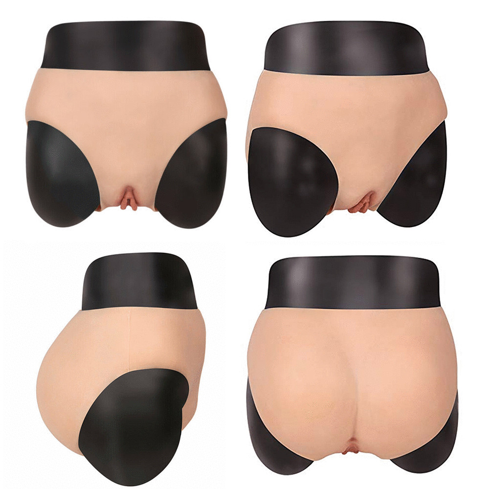 Anzi silicone fake pants trousers underwear panties for crossdressers transgensers