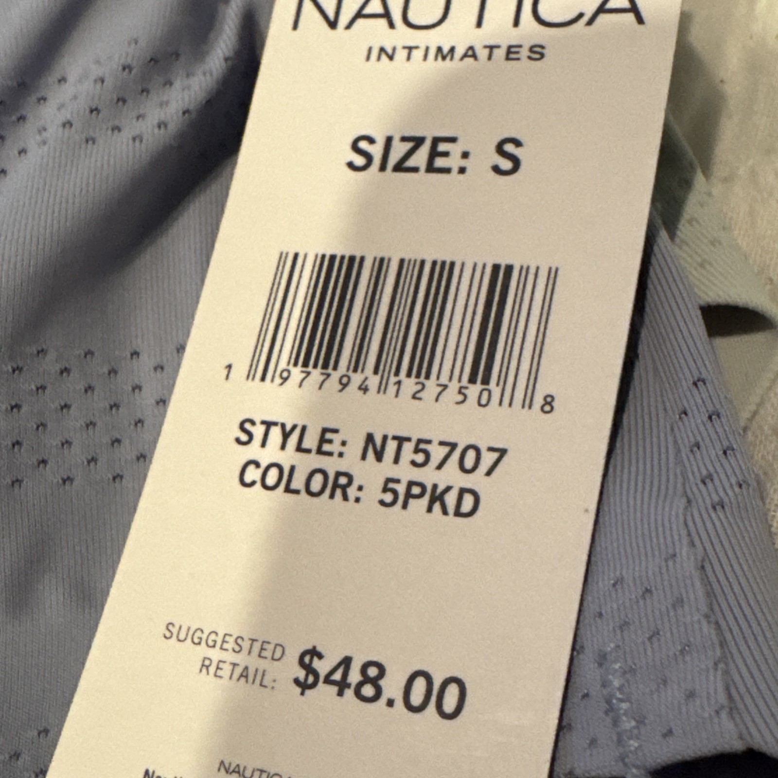 NAUTICA WOMEN’S HIPSTER PANTIES UNDERWEAR 5 PACK SMALL HIPSTERS LINGERIE