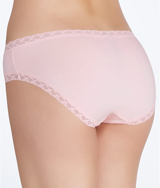 NATORI 156058 BLISS GIRL COTTON PANTY BLUSHING PINK SIZE LARGE NWOT