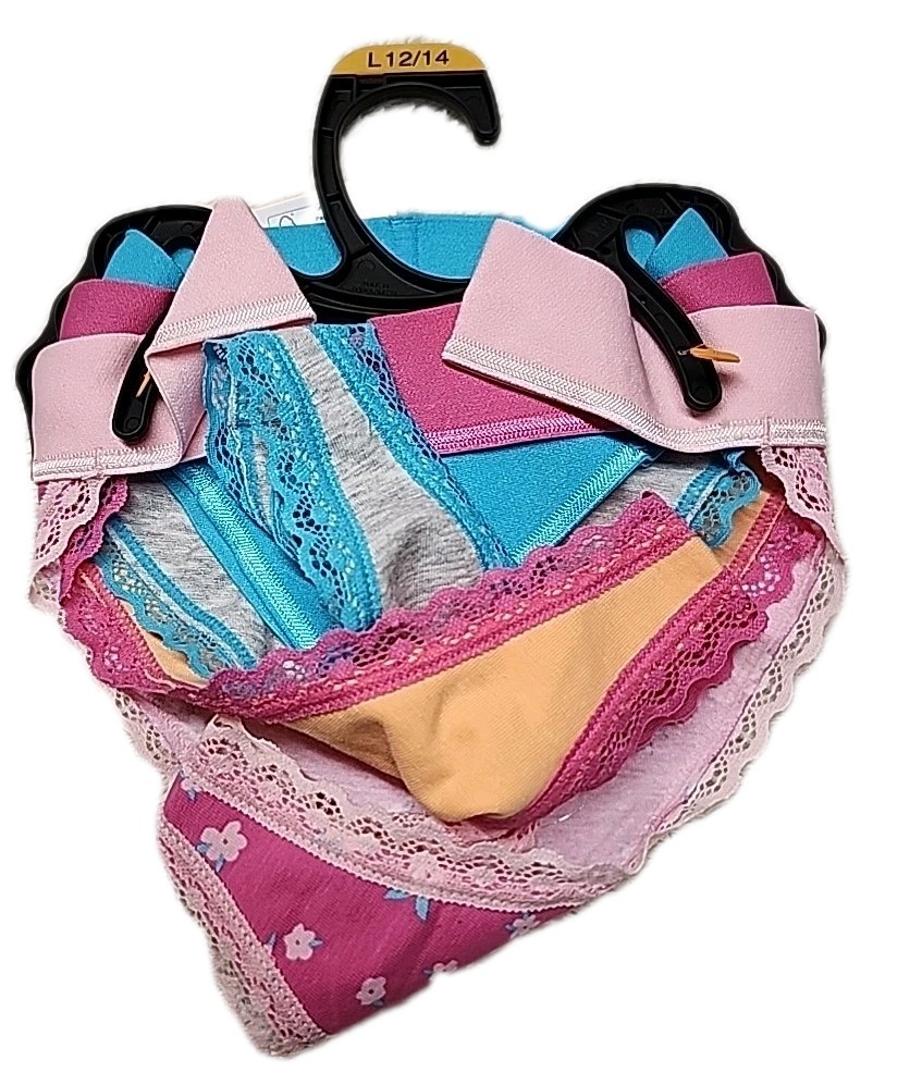 NWT Way To Celebrate Women’s 3-Pair Cotton Thong Panties Large Multicolor