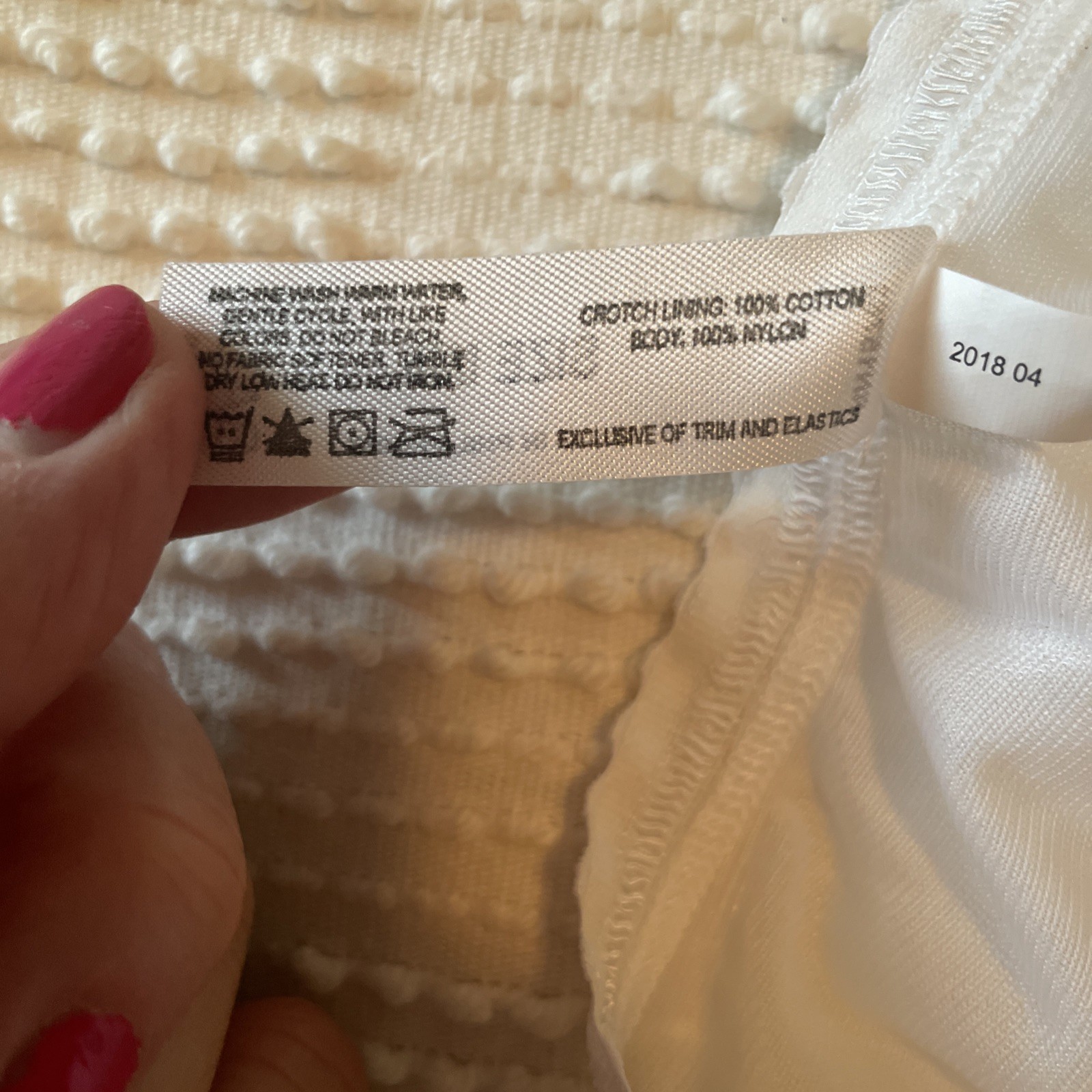 Lot Of 3 Bali White Brief Panty Panties NIP 26210 Medium ~ 6