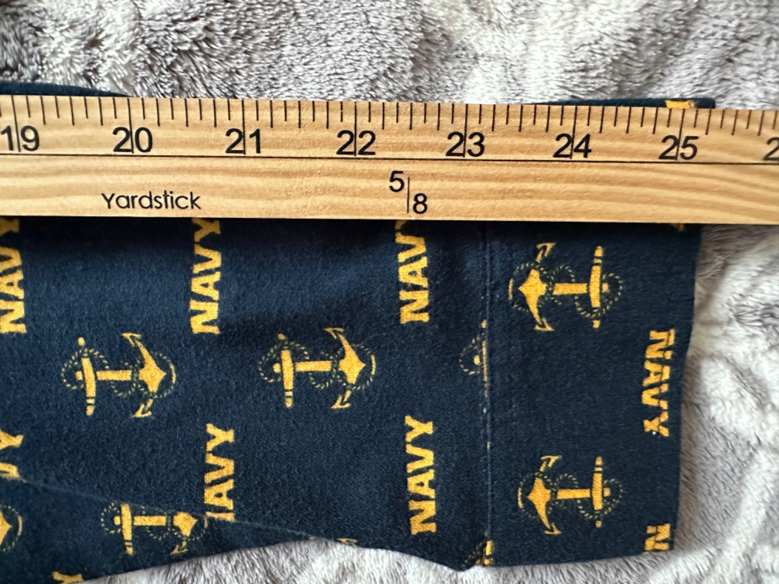 Women’s U.S. Naval Academy Navy & Anchor Designs Size M Pajama Shirt Boxercraft