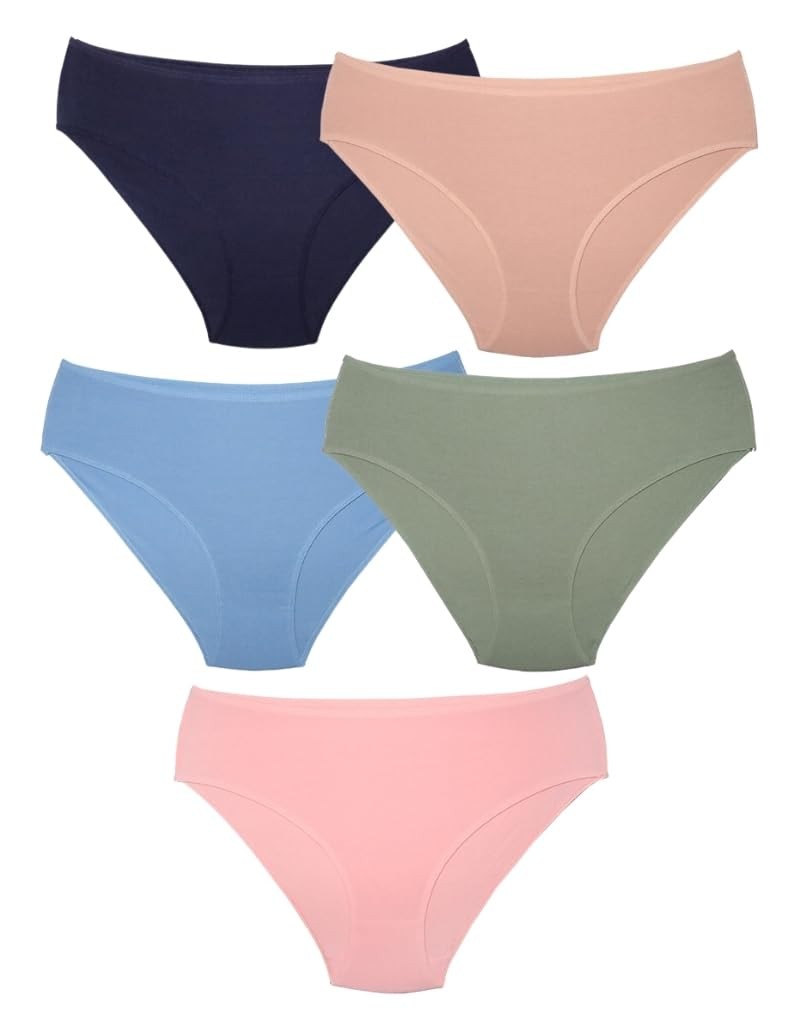 ALYA Premium Women’s Underwear, Organic Cotton, Mid Waist, Women’s Panties, A…