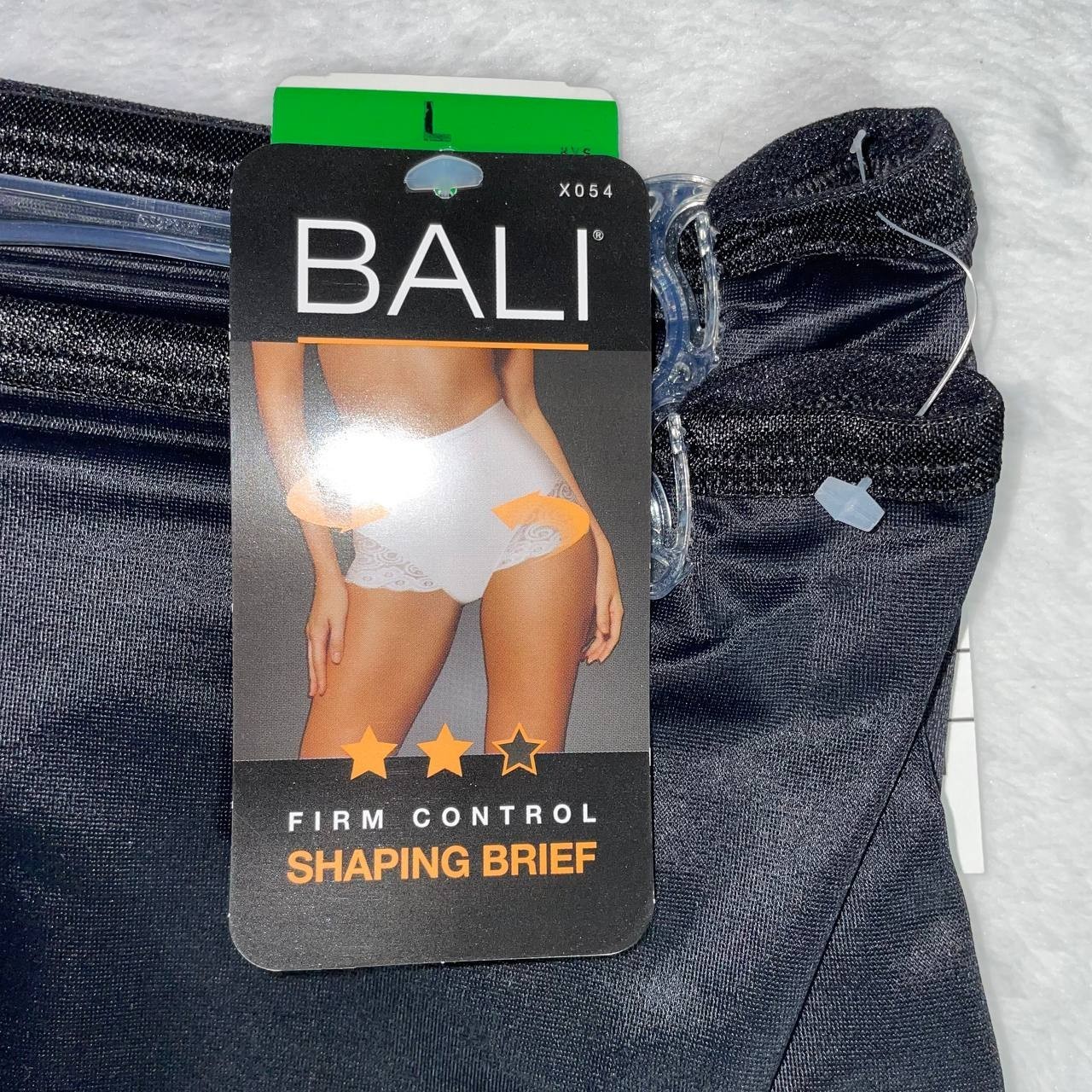 Bali Tummy Solutions Firm Control Lace Trim Shaping Briefs Black 2 Pair $37