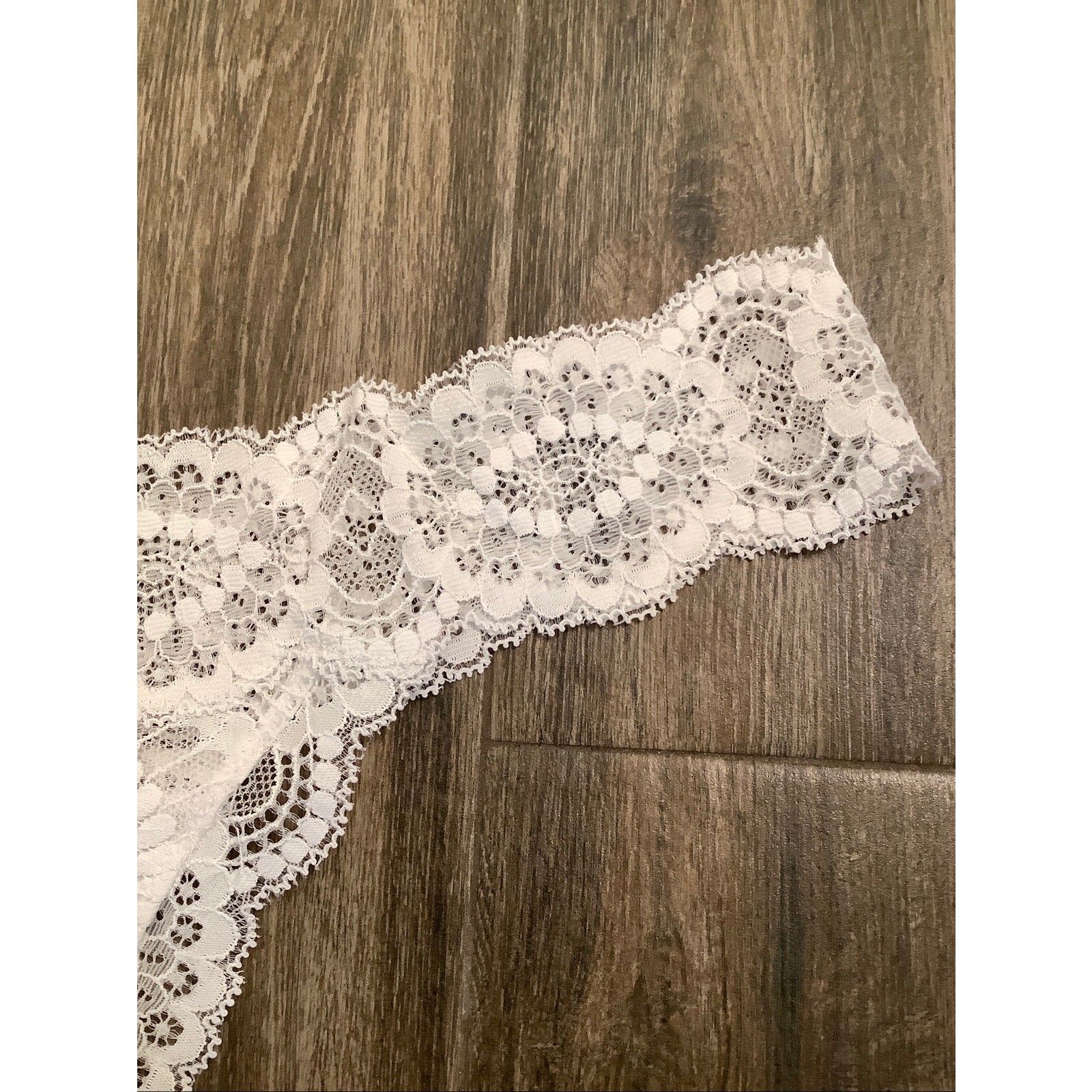 Eberjey Women’s XS White Mariana The Whispers Lace Thong Bridal Coquette U2-15