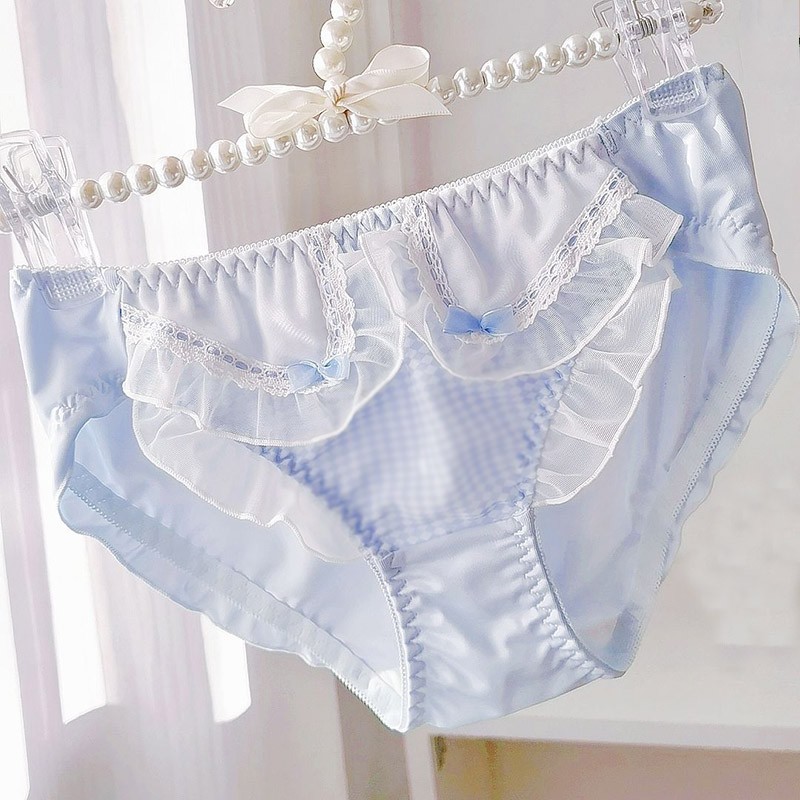 Japanese Princess Girls Womens Panties Briefs Bow Cute School Underpants Lolita