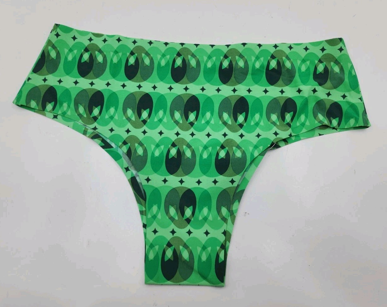Pack Of 3 Cheek Boss Panty Womens M Multicolored Alien/Cat Cheekies Underwear