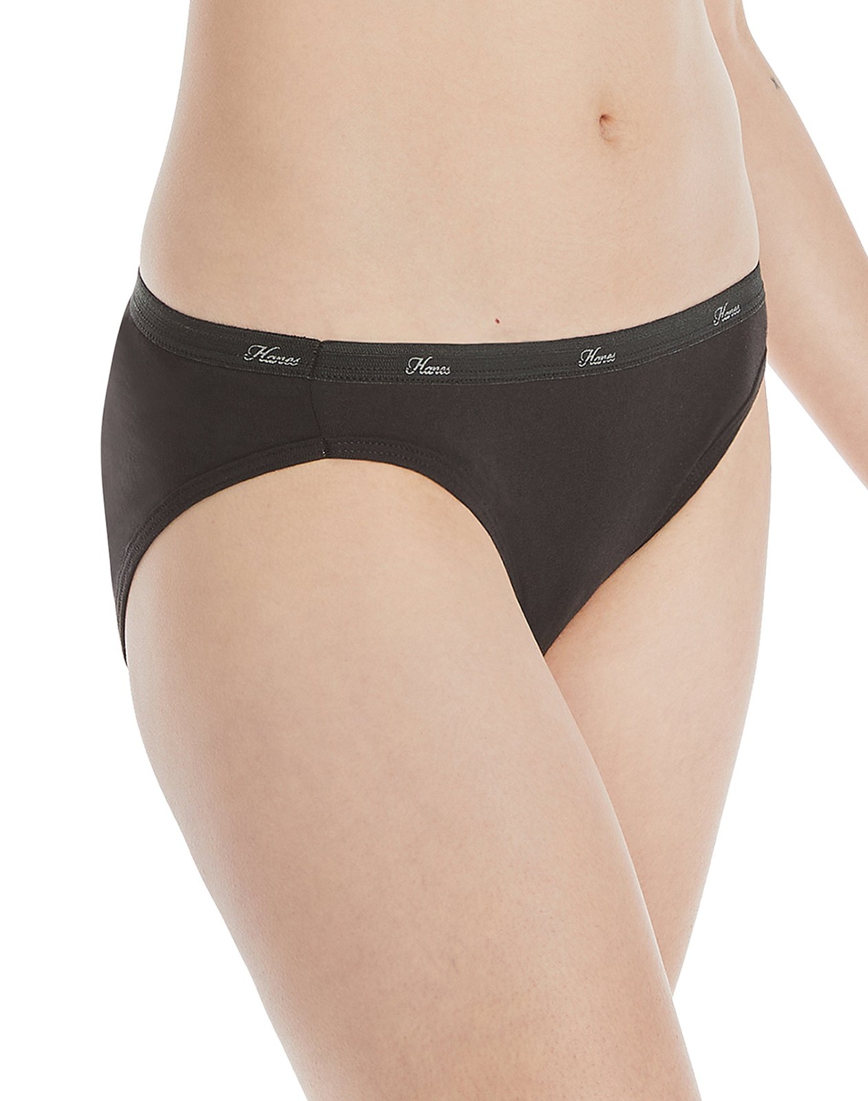Hanes Cotton Bikini Panties 10-Pack Womens Ultra Soft Waistband Underwear Cotton