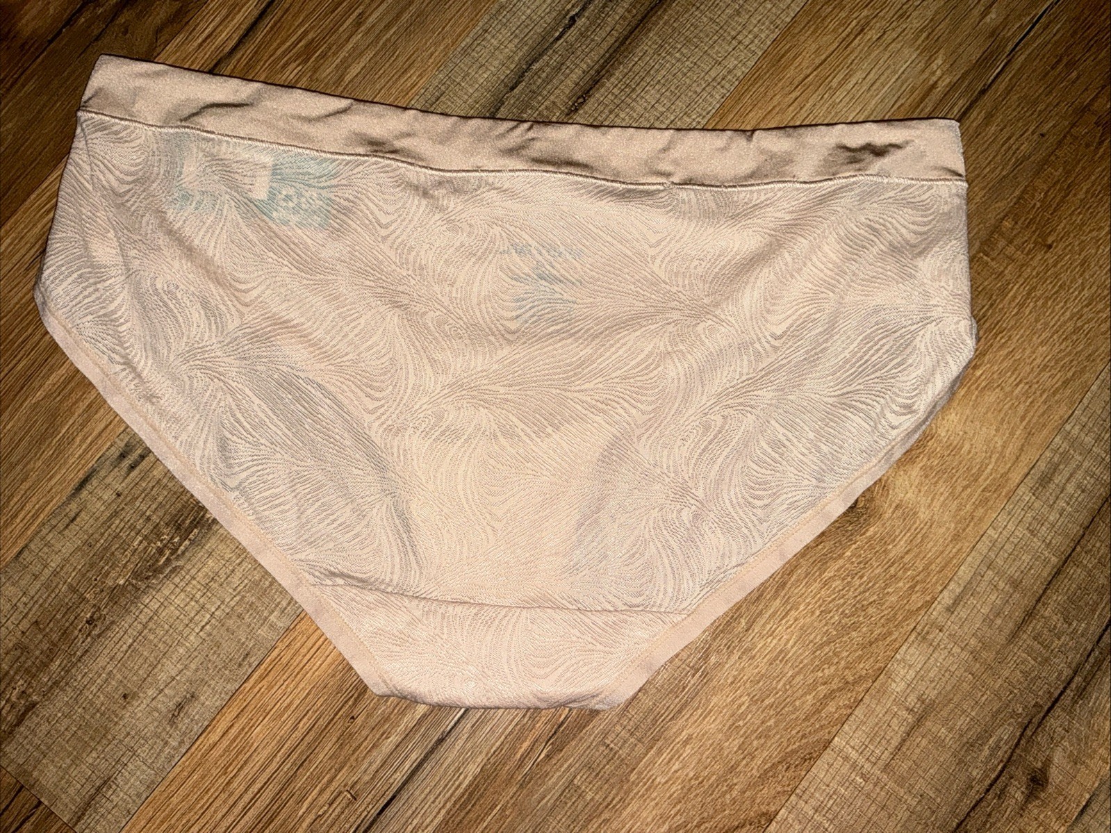 Vanity Fair Effortless HIPSTER ButterySoft Fabric & Lace Panty 13277 NUDE Sz-7/L