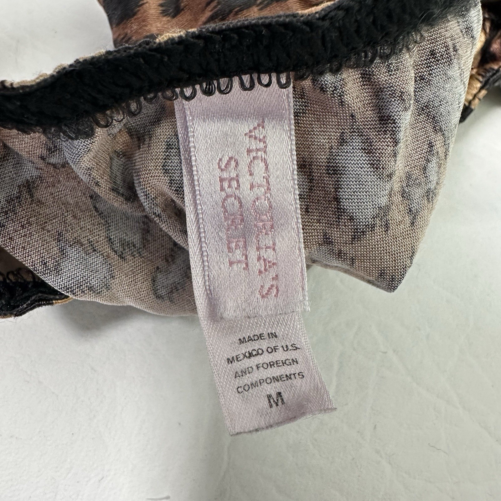 Vintage 2002 Victoria’s Secret Bikini Brief Panties M Leopard Print Satin Y2K