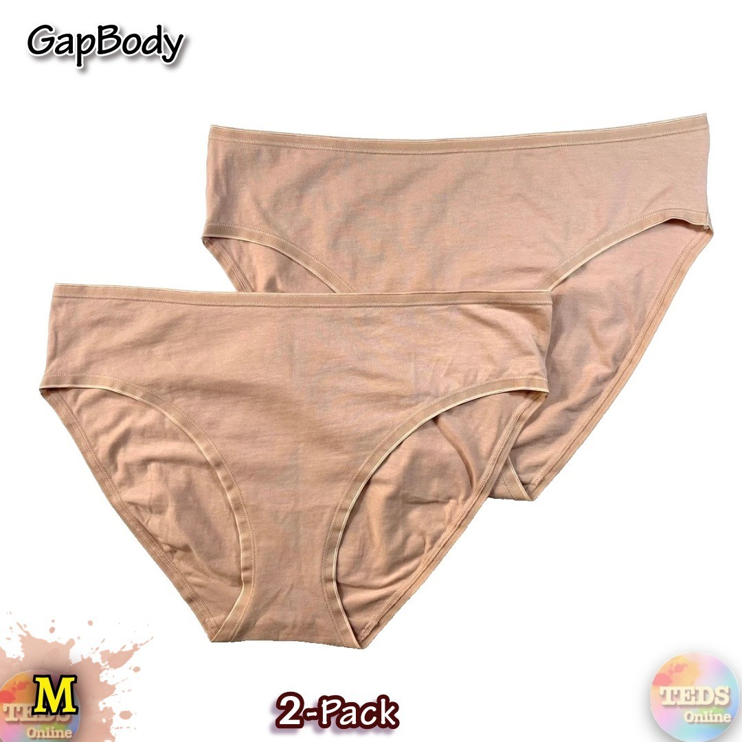 NWOT 2-Pack GapBody by Gap Women’s M Hipster Underwear GPW002773 Beige