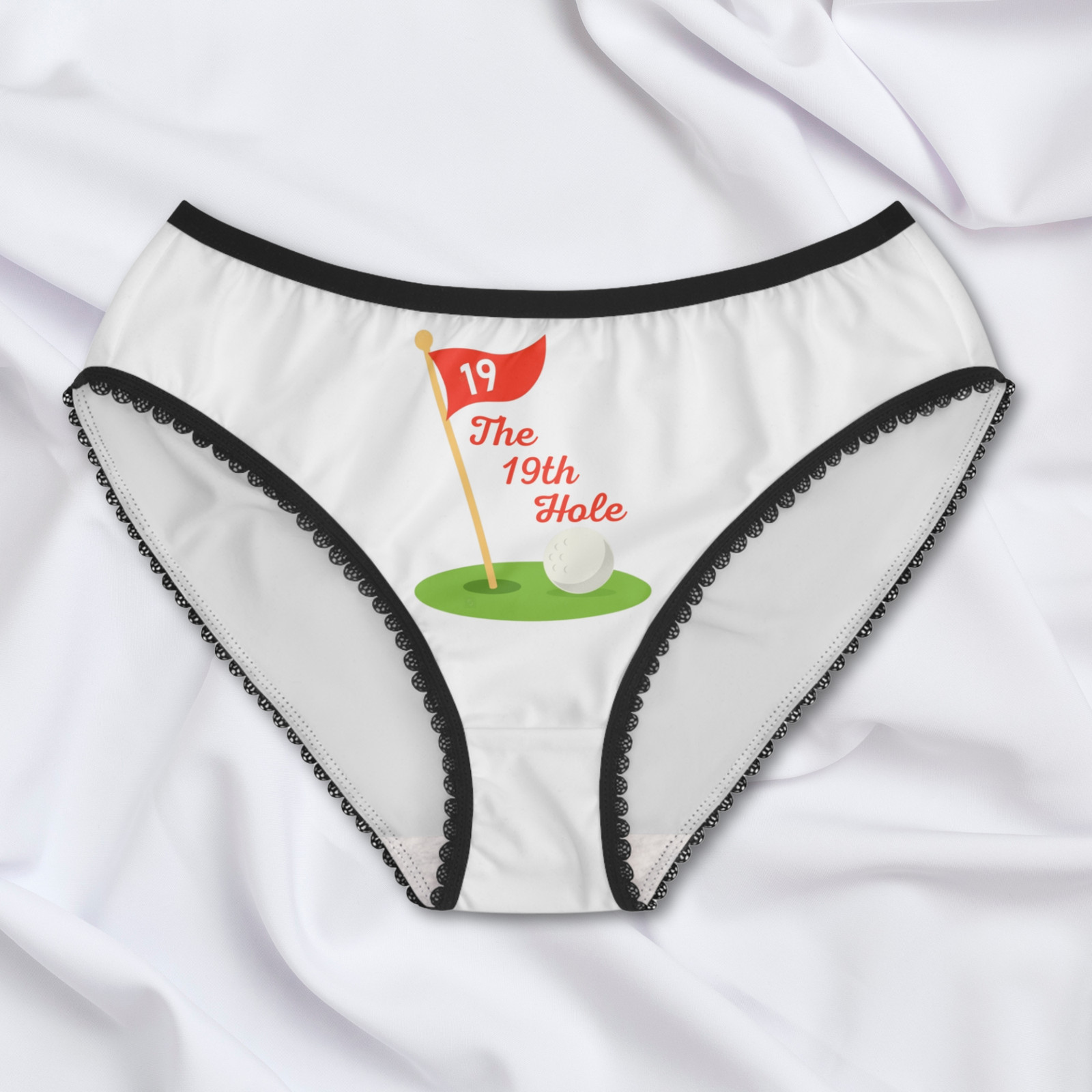 The 19th Hole women’s briefs | Cheeky Golfer underwear, Funny Golf Lingerie