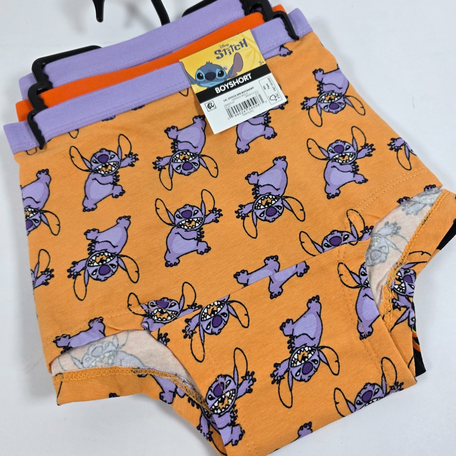 Disney Stitch Halloween 3 Pack Boyshort Panties Women’s Multi Color