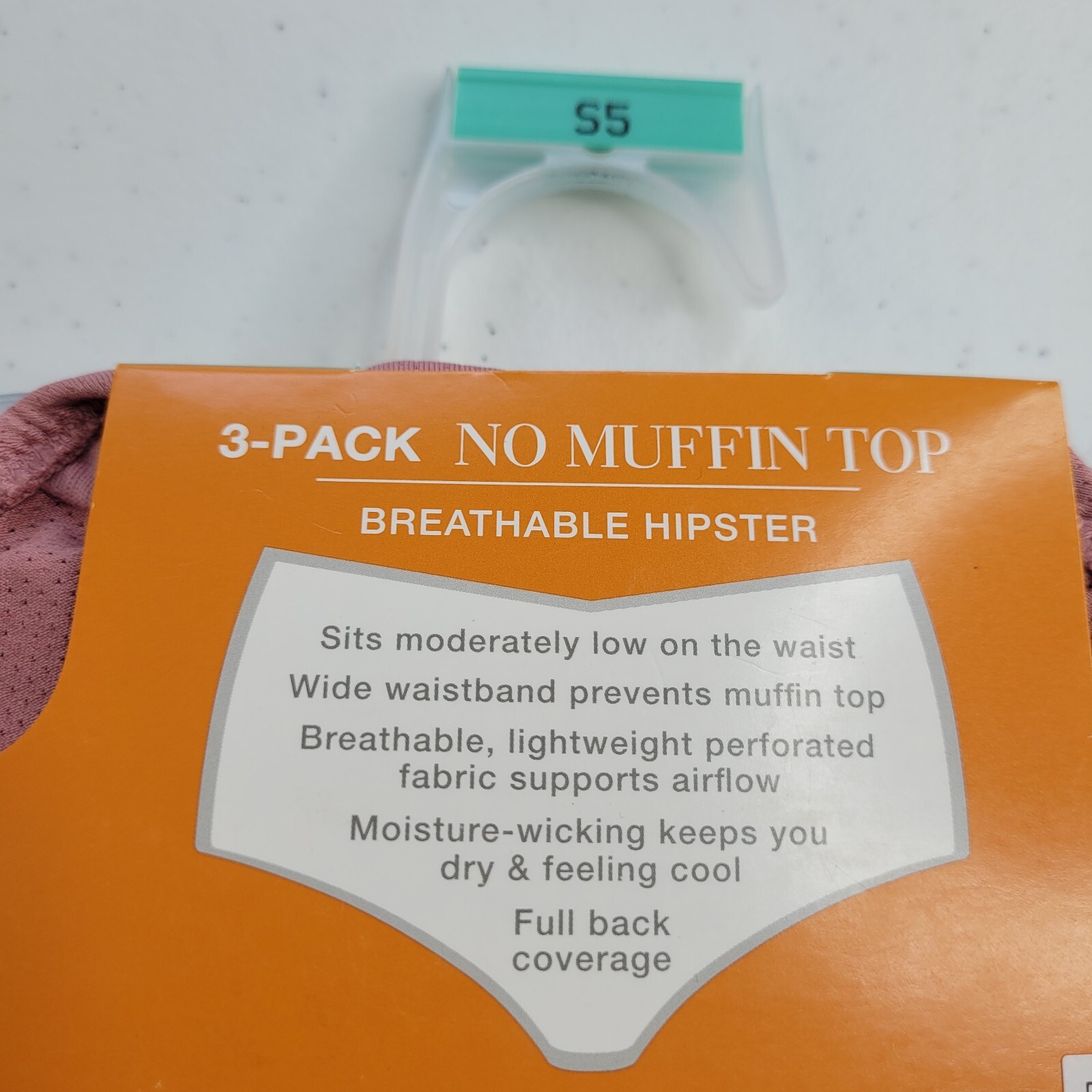 Warners No Muffin Top Breathable Hipster Underwear Womens Panties 3-Pair Small 5