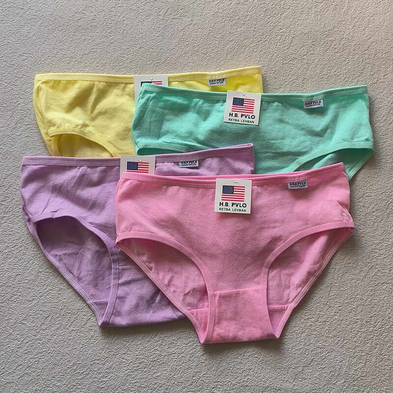 Cotton Bikini Panties 6-Pack Womens Ultra Soft Waistband Underwear Briefs Color