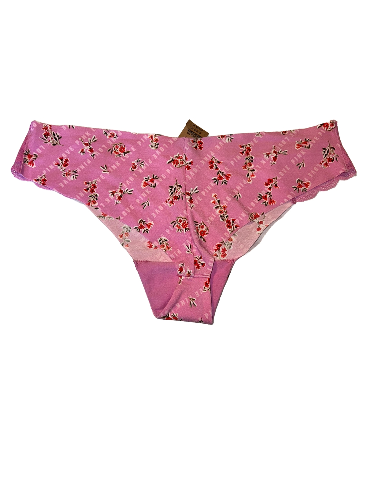 Victoria’s Secret PINK (2) Pair Size 2X Purple & Pinks Thong Panties