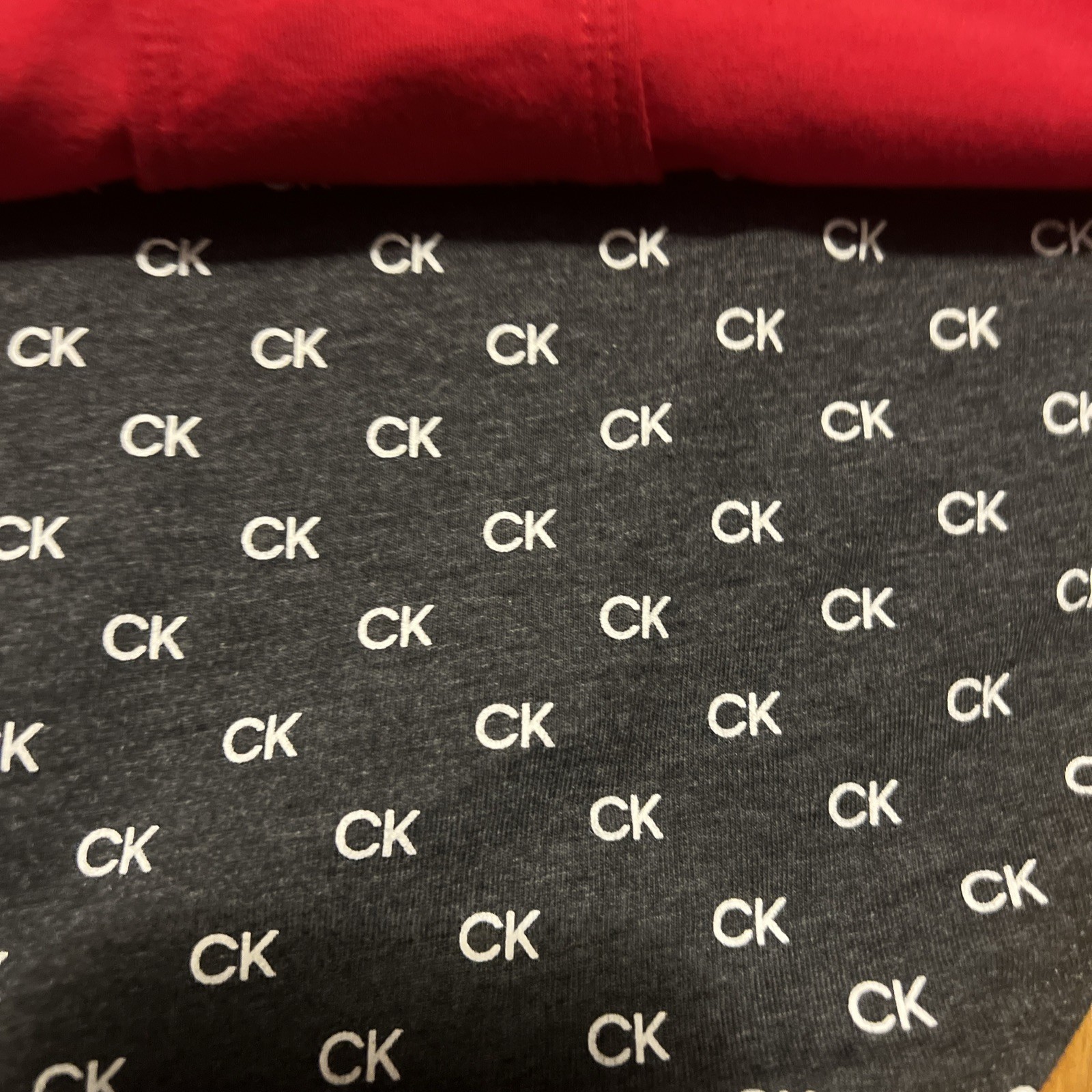 CALVIN KLEIN 3 pack Bikini SZ XL Cotton blend BLACK GRAY RED LOGO color NWT