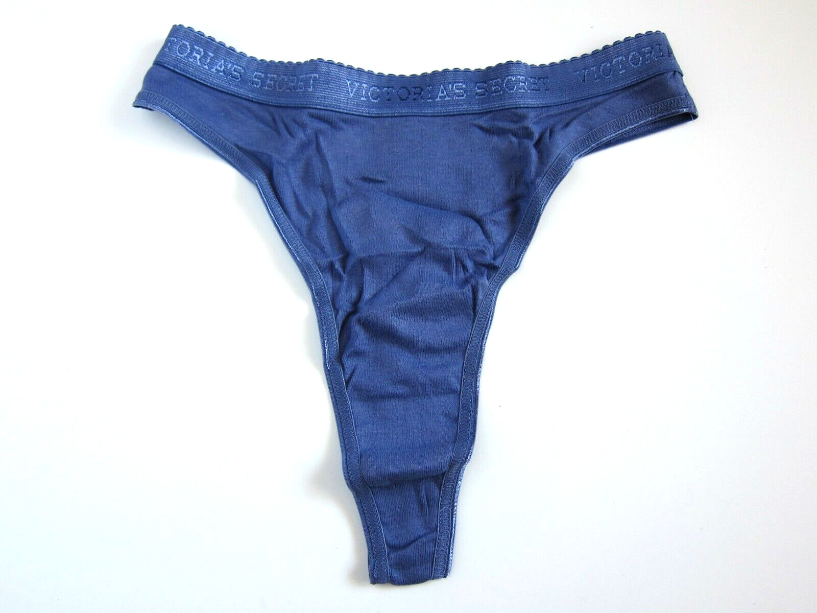 NWOT Victoria’s Secret VINTAGE 100% Cotton Signature Thong Panties SMALL