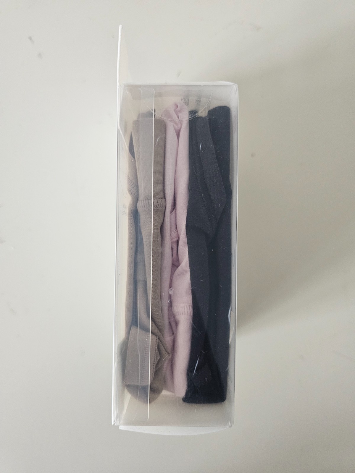 NWT LULULEMON Black Pink Tan Soft Breathable UnderEase MR Bikini 3 Pack Medium