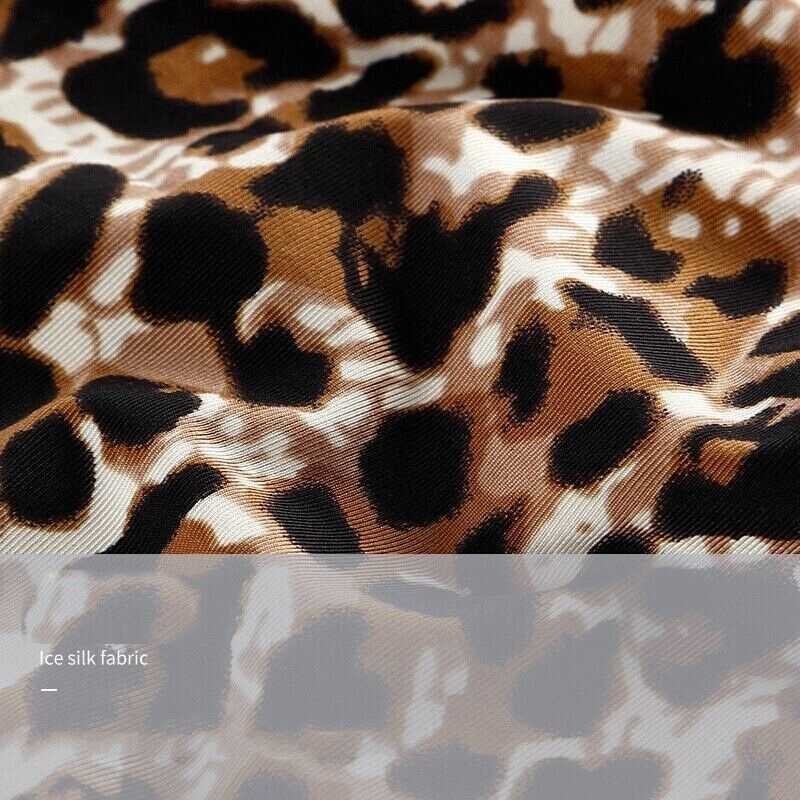 Silk Sexy Knickers Animal Print Print Low-Rise Panty Leopard Ladies Thongs