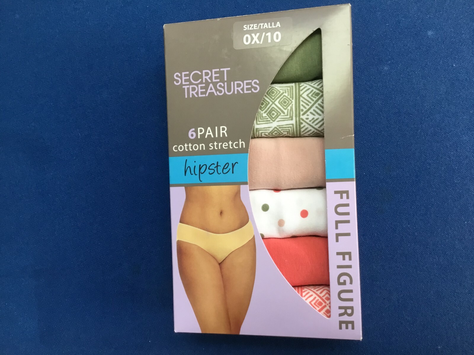Women’s underwear: Secret Treasures, available in bikini, brief, or hipster 6 pk