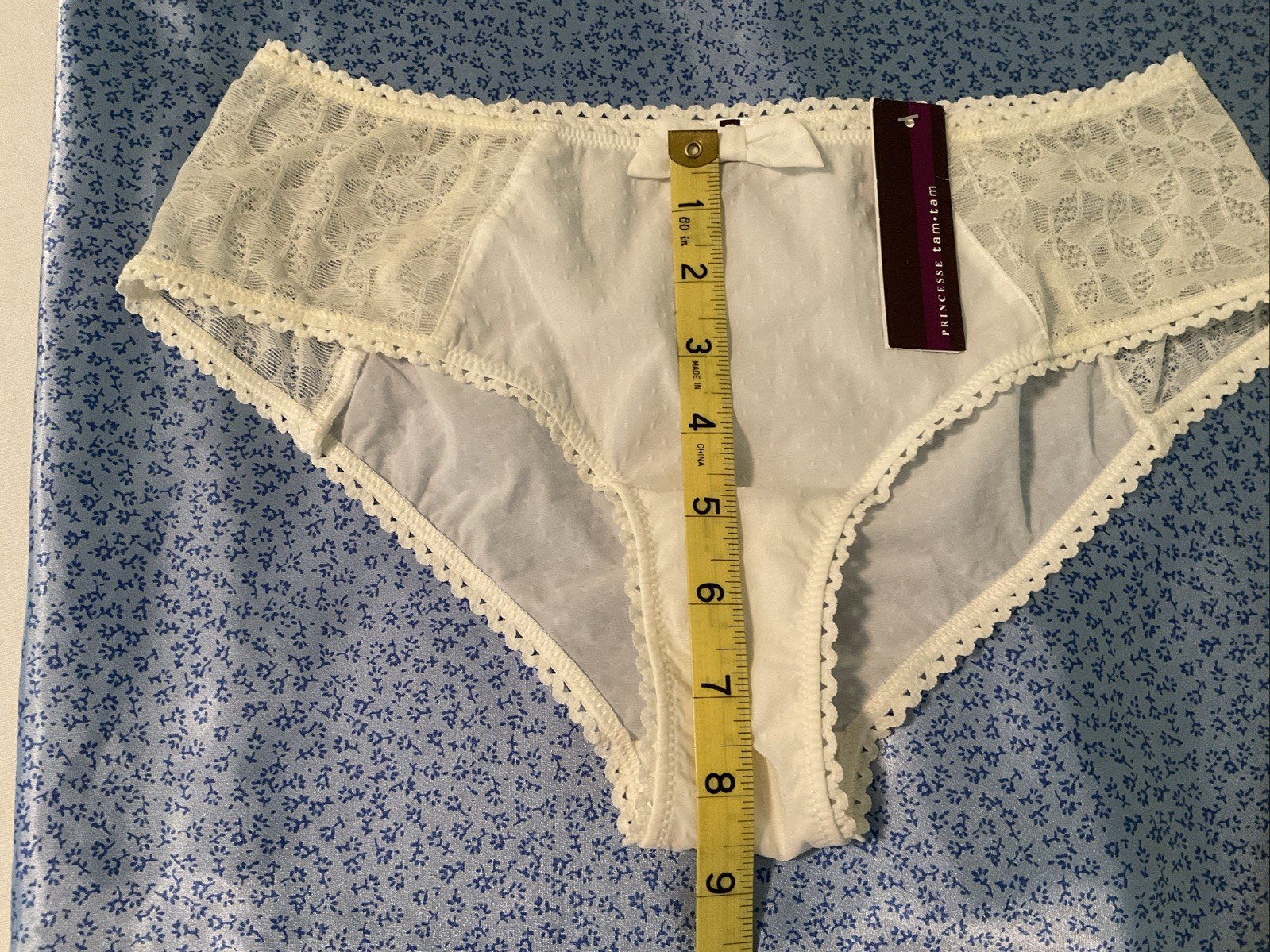 Princesse Tam Tam Ivory Panties Zalix Size S French MSRP$53 Feminine Fairy NWT