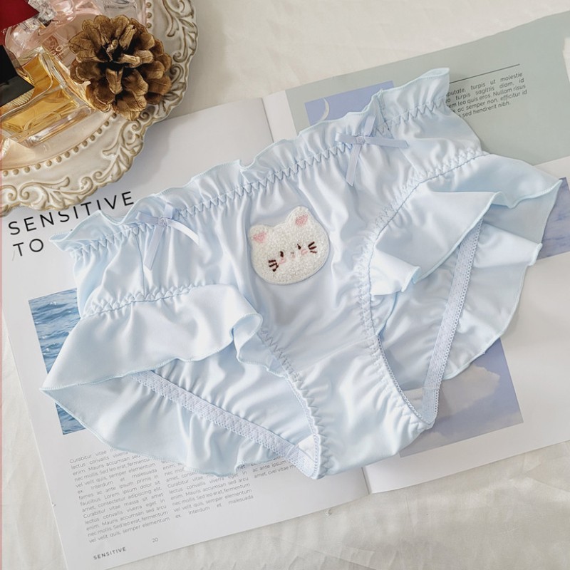 Blue XL (US size M-L) Panties NEW Cat US Seller