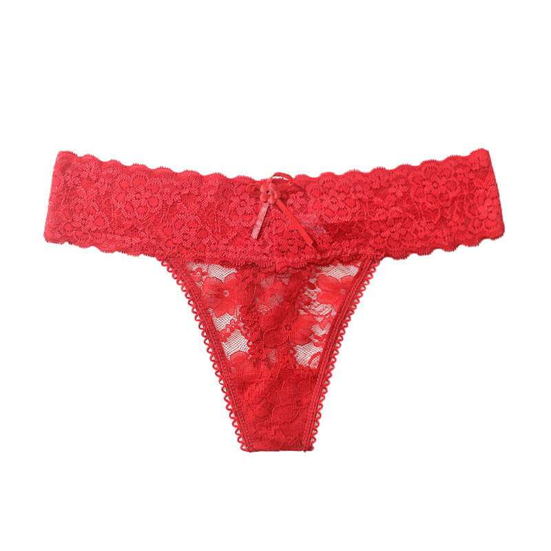 4 Pack Lot Sexy Womens See Through Lace Panties Thong Gstring Underwear Lingerie
