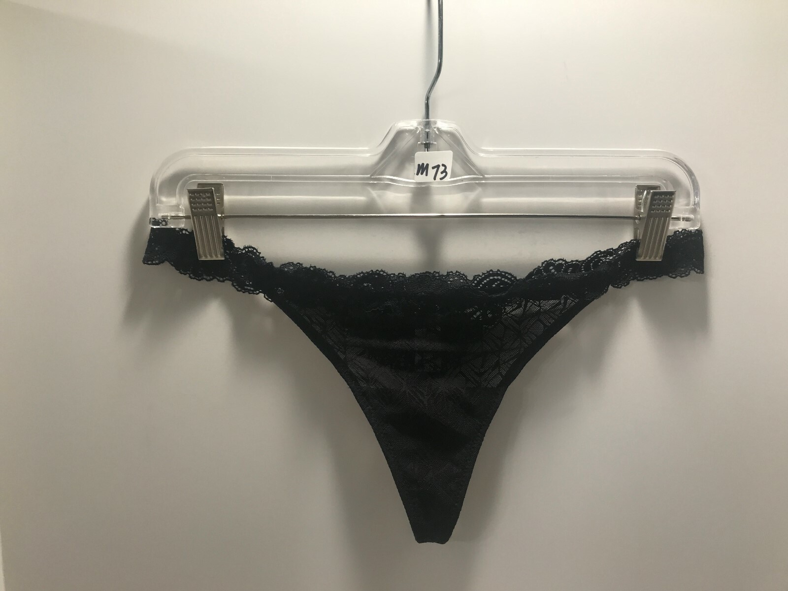 NWOT Black Lace Wacoal Thong Panty US 6-M 842295 M73