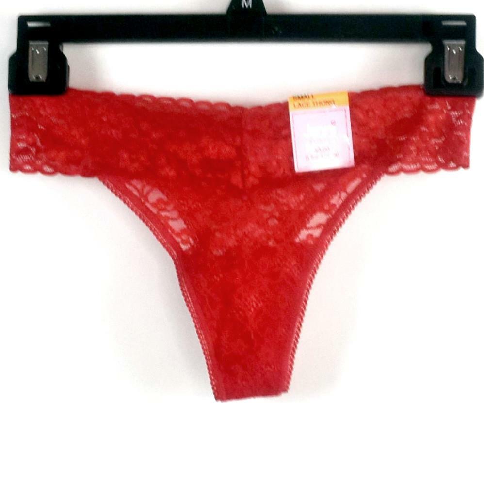 Womens Jenni Jennifer More Lace Thong Choose Color & Size NWT Panty