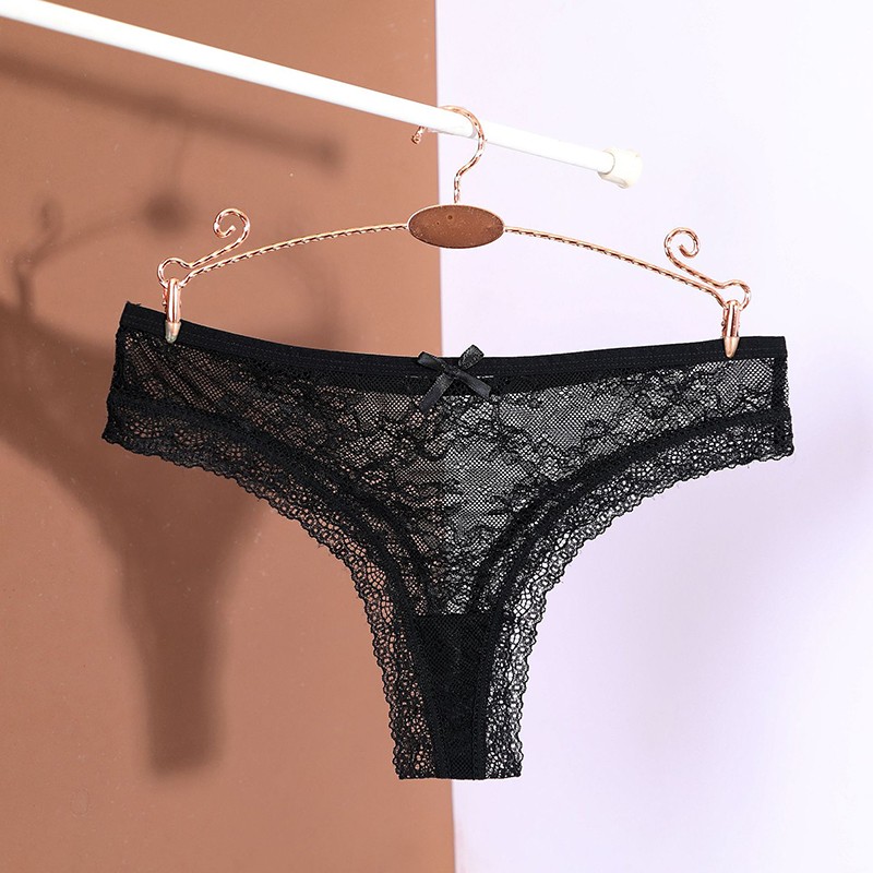 6 Pack Lot Sexy Womens Sheer Lace Panties Briefs See Through Underwear Lingeries