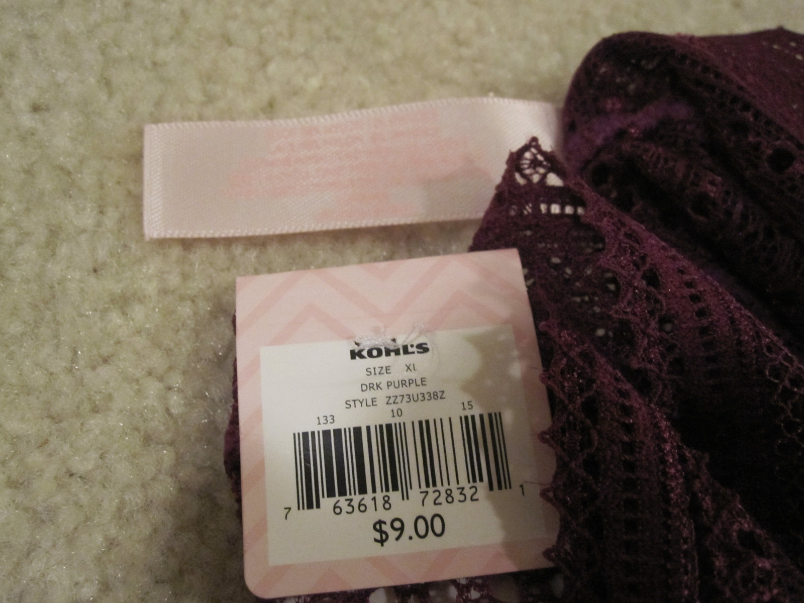 Candie’s ladies panties cheeky size 8 XL new with tags