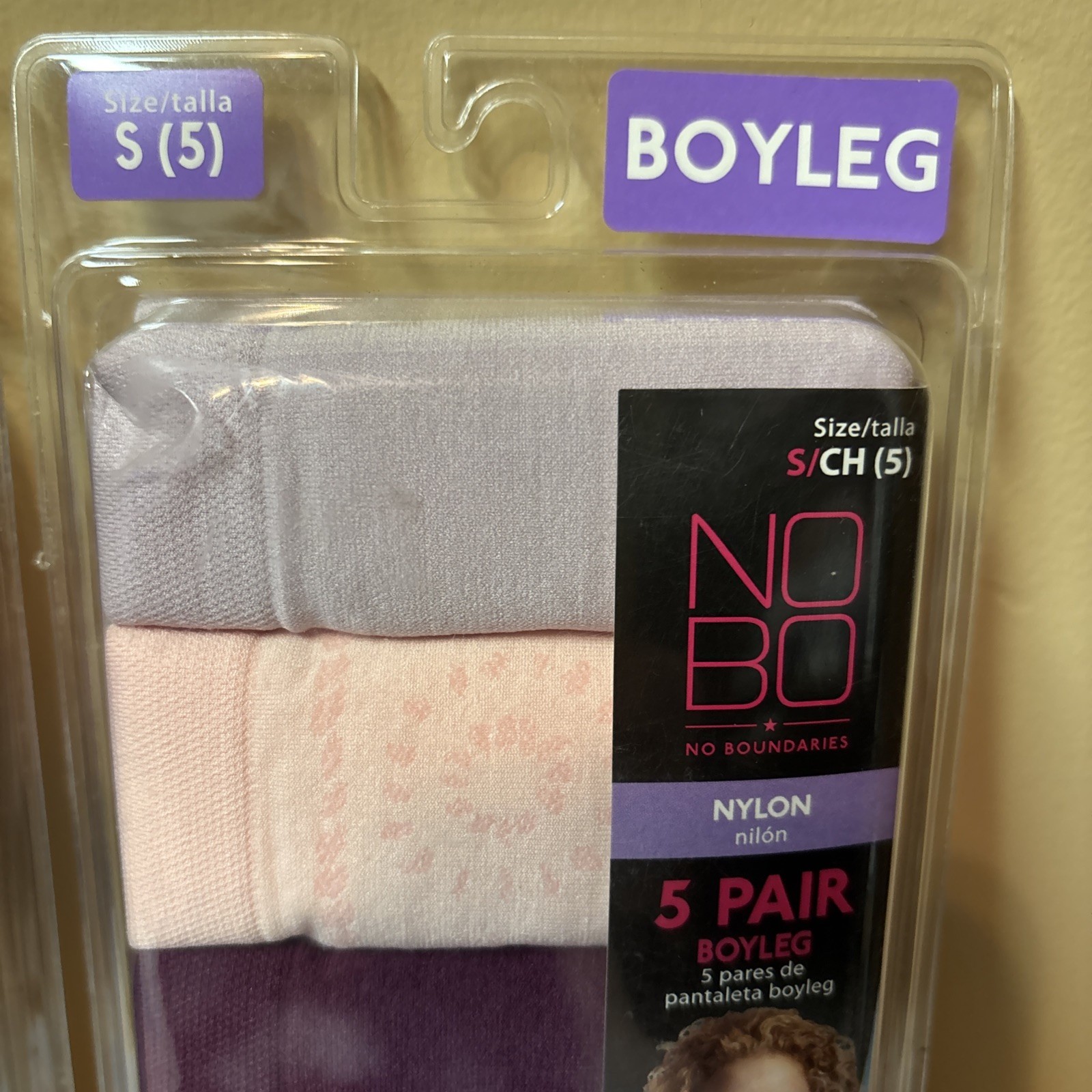 No Boundaries Womans Boyleg Panties 2-5 Packs (10) Underware Size Small 5 Nylon