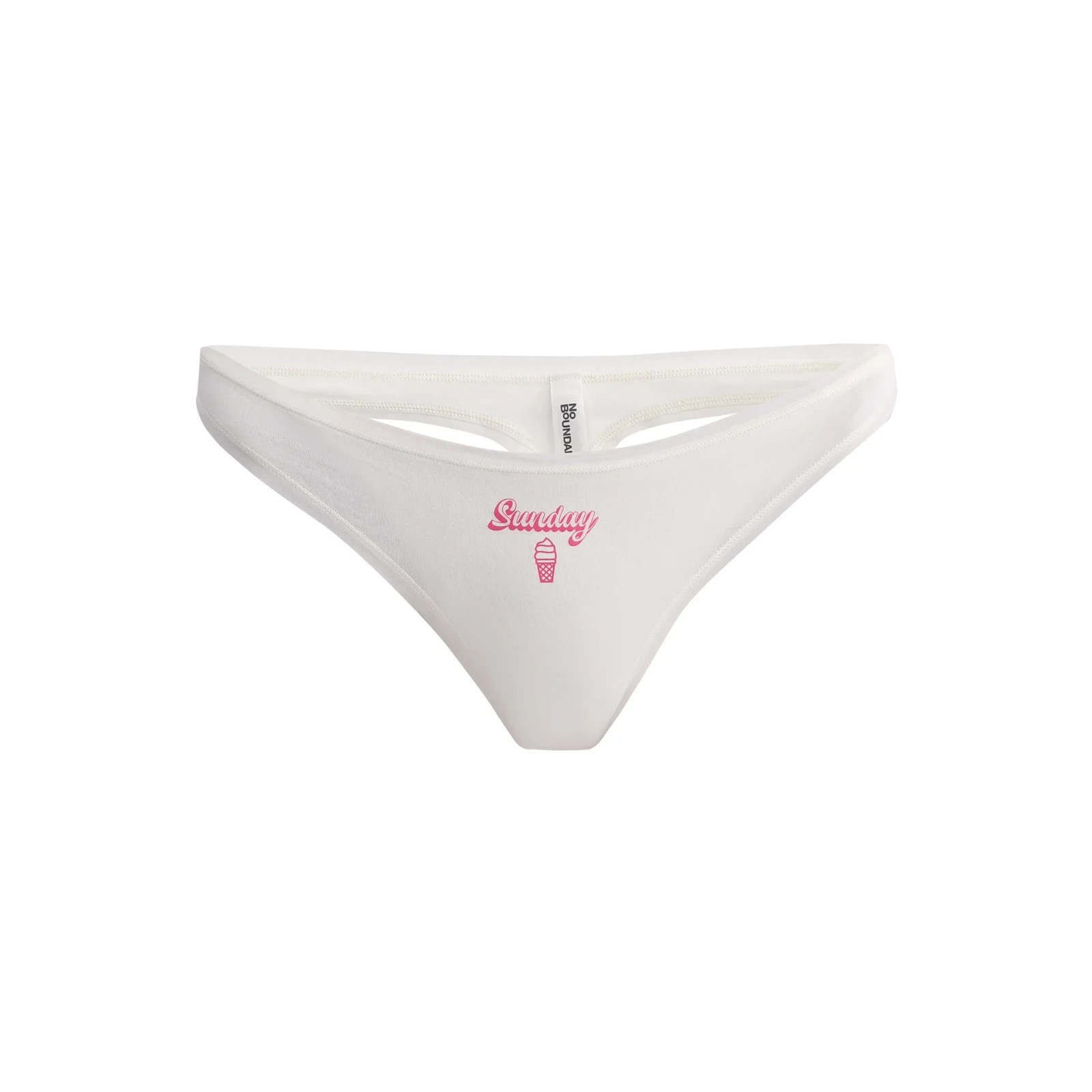 No Boundaries Cotton Thong Panties Days of the Week 7 Pack Women’s Size XXXL NEW