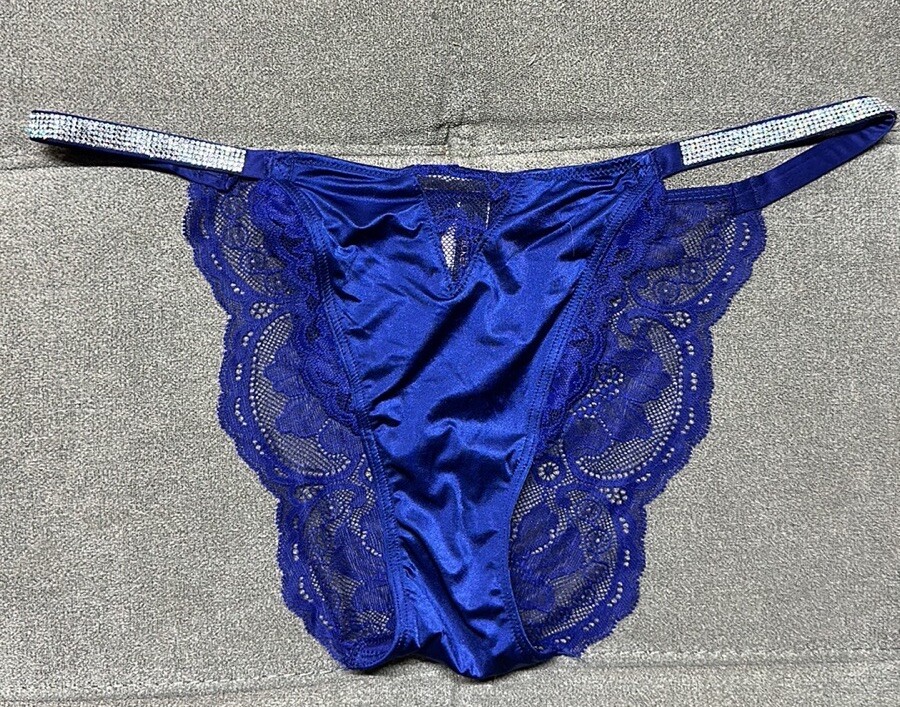 Victorias Secret Unlined Hummingbird Shine Embroidery Demi Bra and Panty Set