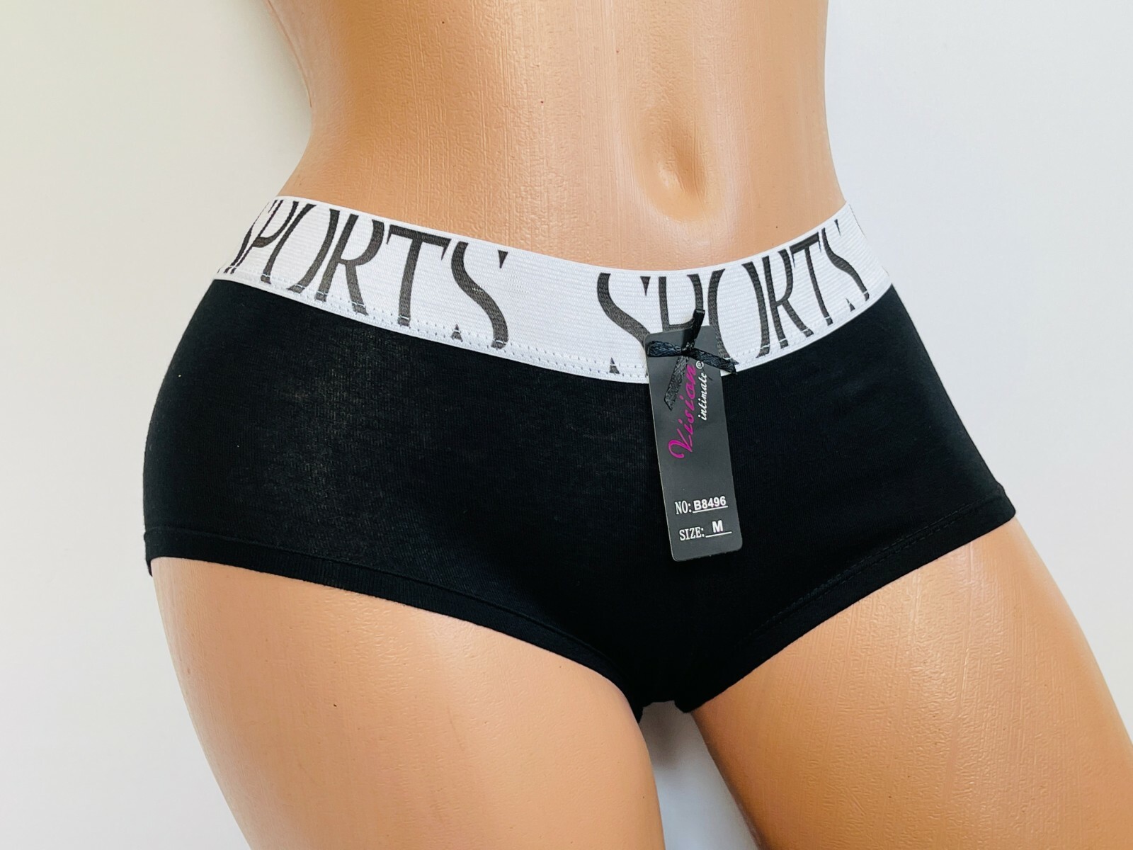 NEW! 6-12 Boyshorts Panties Cotton Underwear Women Ladies Girls Boxer S -XL 8496