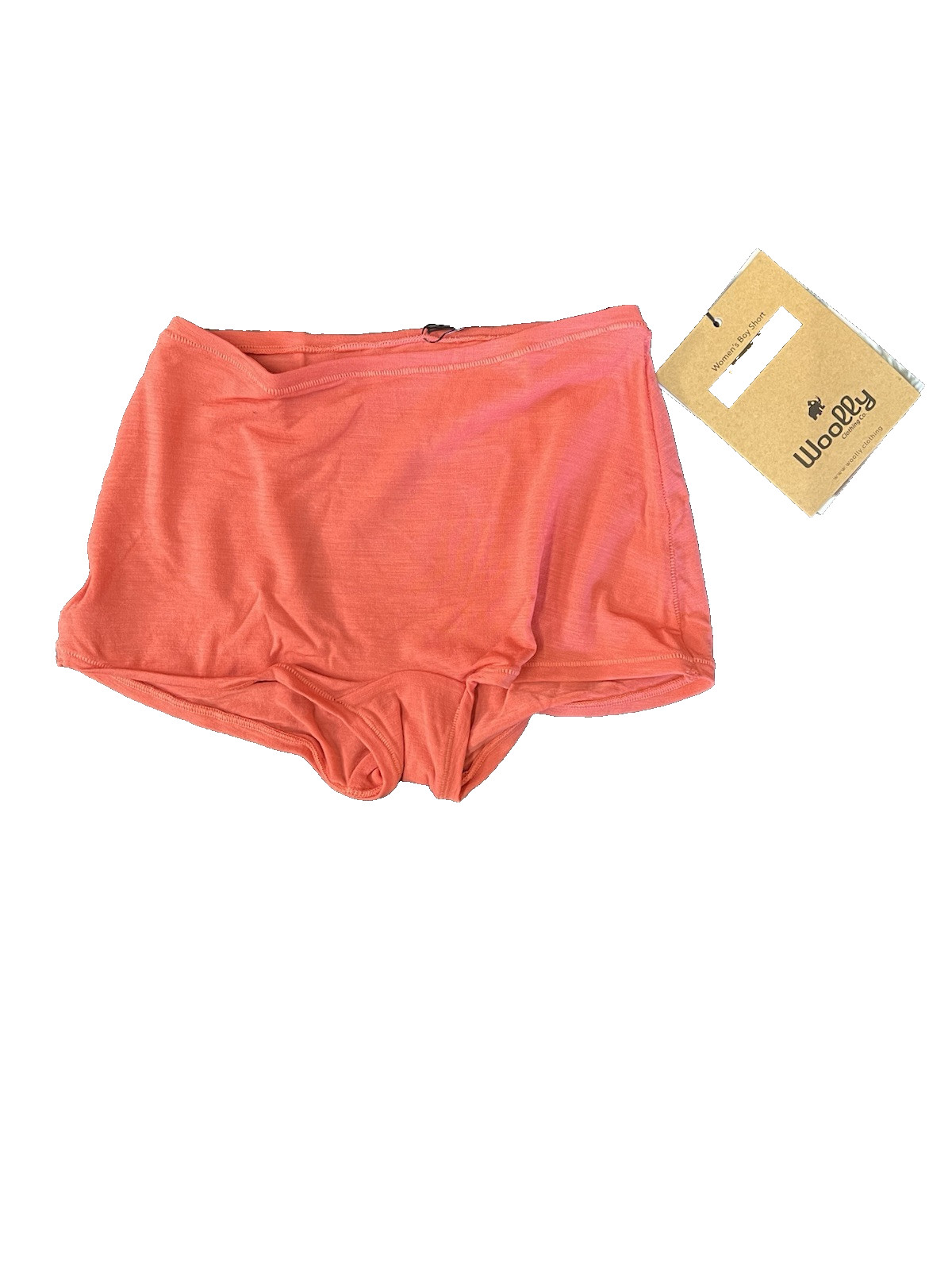 NEW Woolly Women’s Boy Short, 95% Merino Wool, Wild Rose Pink, Extra Small