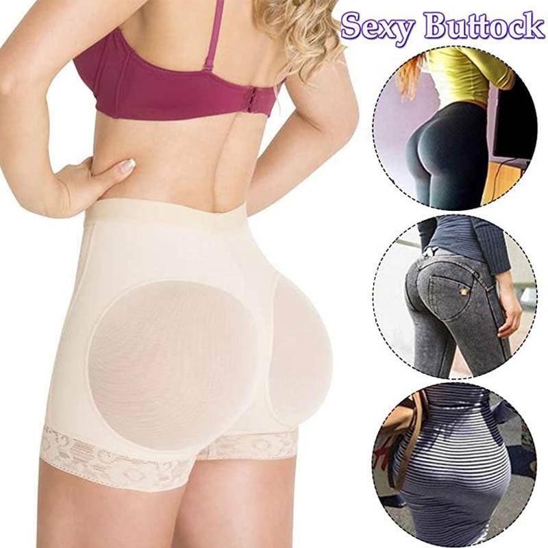 Women Padded Butt Lifter Panty Body Shaper Fake ASS Shapwear Buttock Underwear