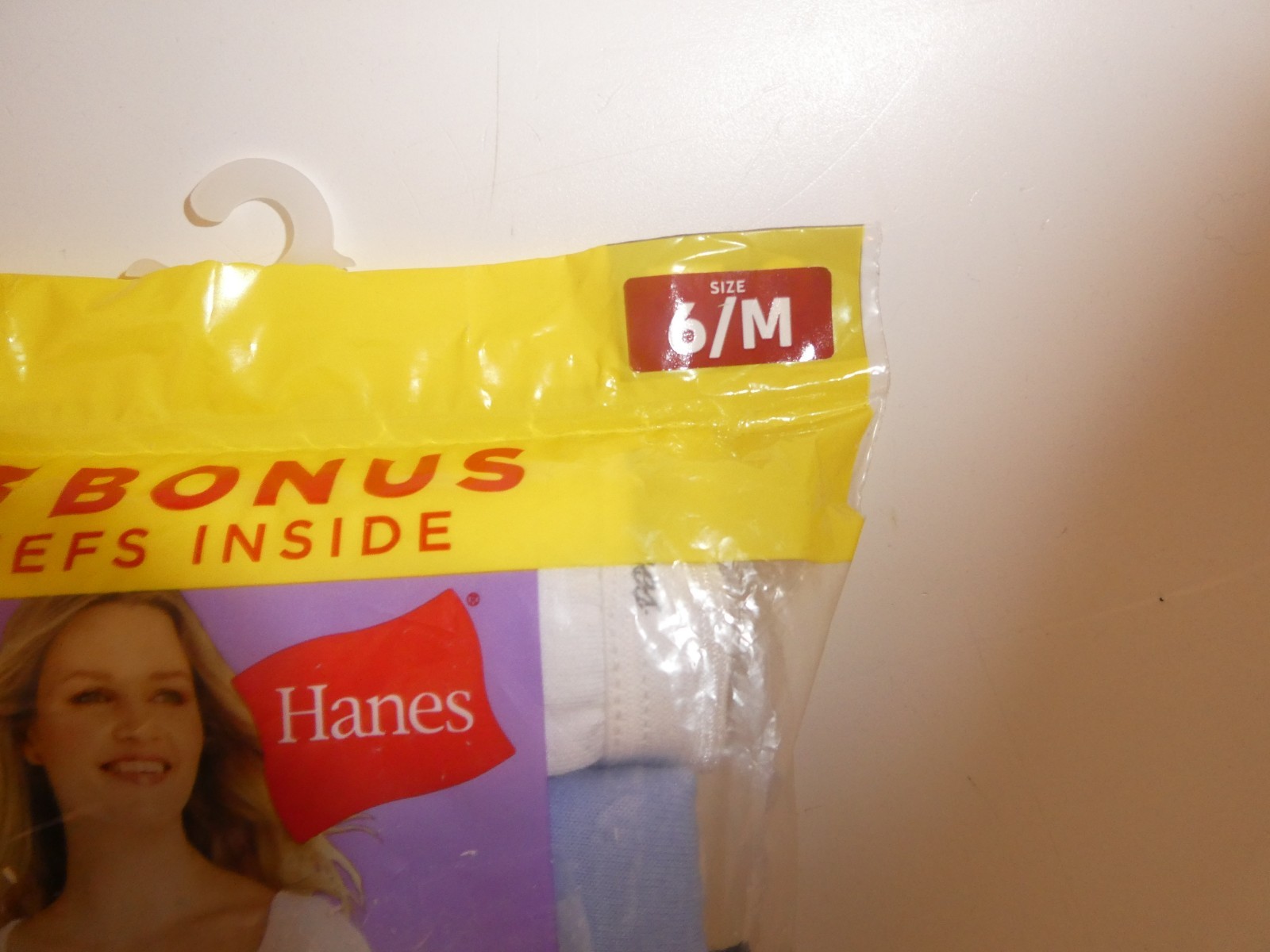 NWT Hanes 9 Pair Briefs Panties Soft Breathable Cotton Multi Colors Size 6/M