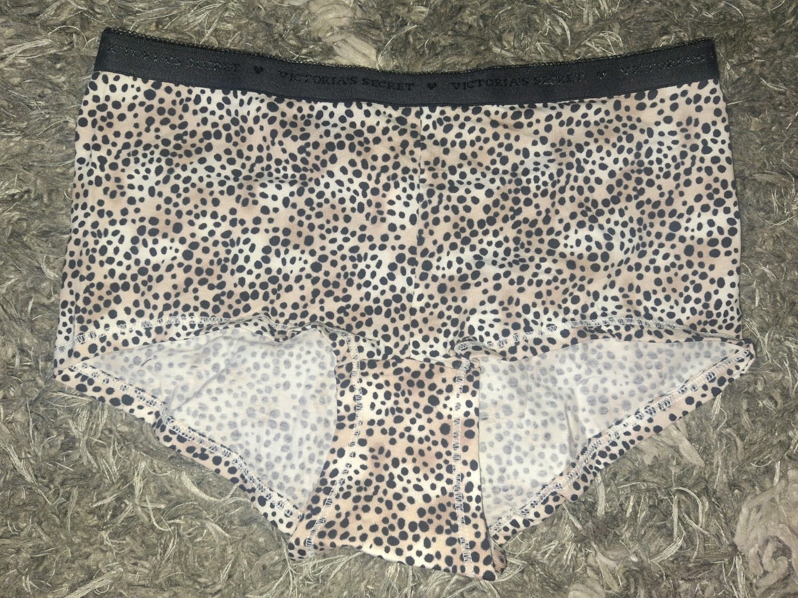 NEW VS 2011 Cotton Logo Shortie SIZE Small Leopard