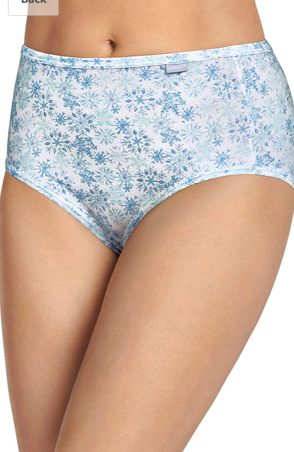 Women Jockey underwear 3-Pack Briefs Classic (Powder Blue/Deep Sea) 100% Cotton