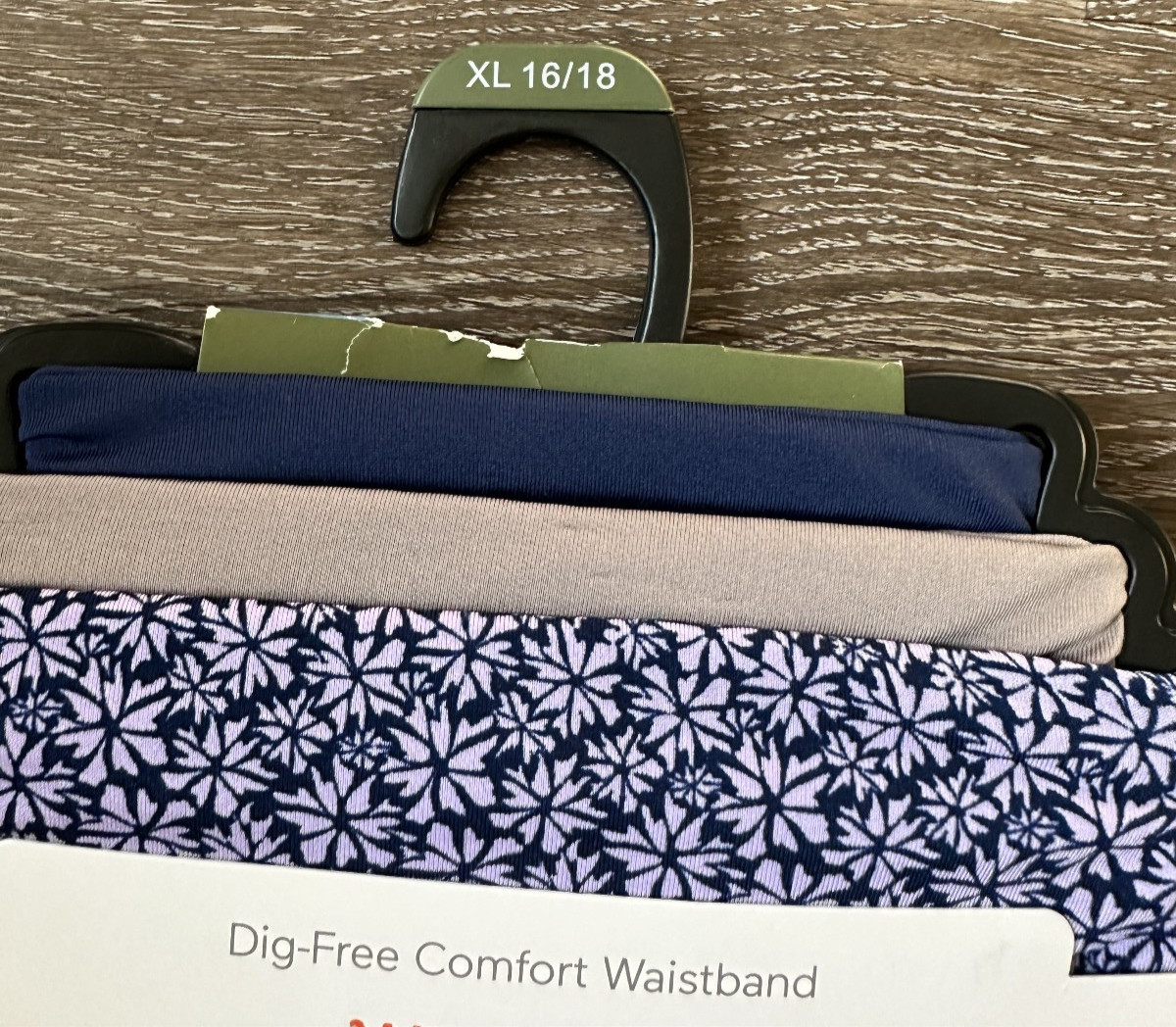 Warners Blissful Benefits Dig-Free Comfort Waistband Hi-Cut Underwear XL 16-18