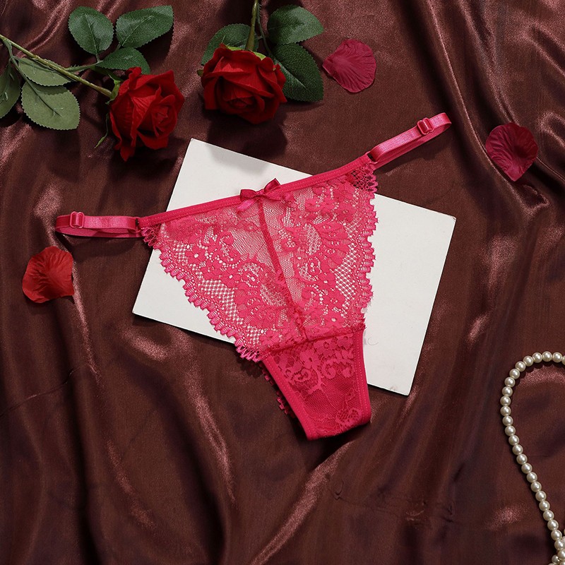 6 Pack Lot Sexy Ladies Womens See Through Lace Panties Thongs Underwear Lingerie