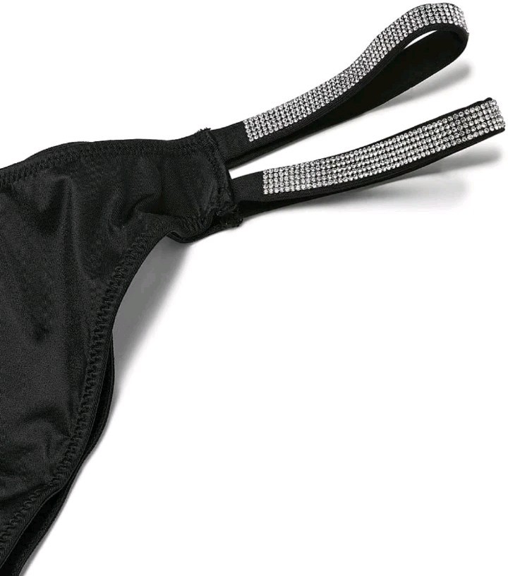 Victoria’s Secret Bombshell double shine strap thong Medium