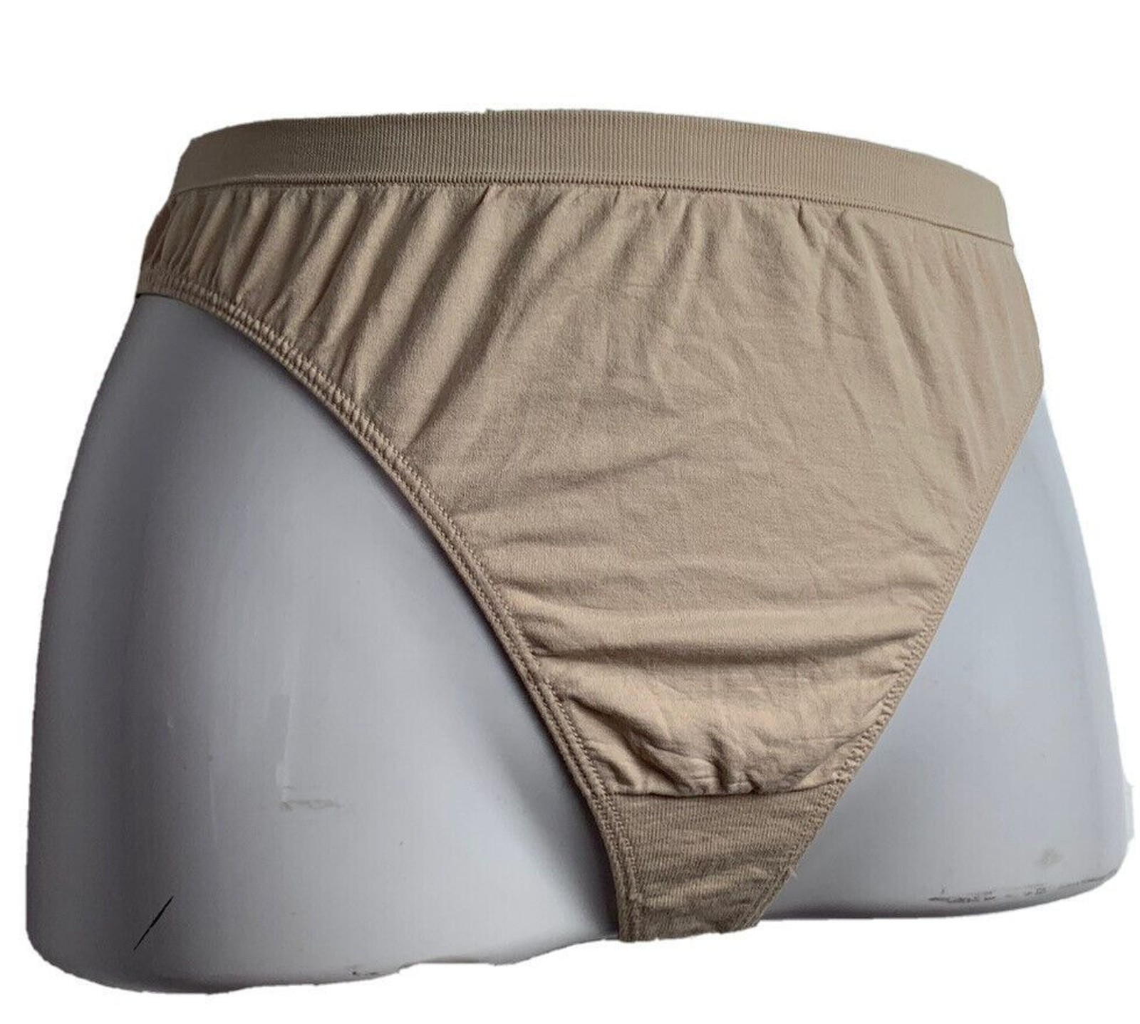 Body By Victoria’s Secret Thong Panty Seamless Underwear Beige Comfy Flirty Y2K