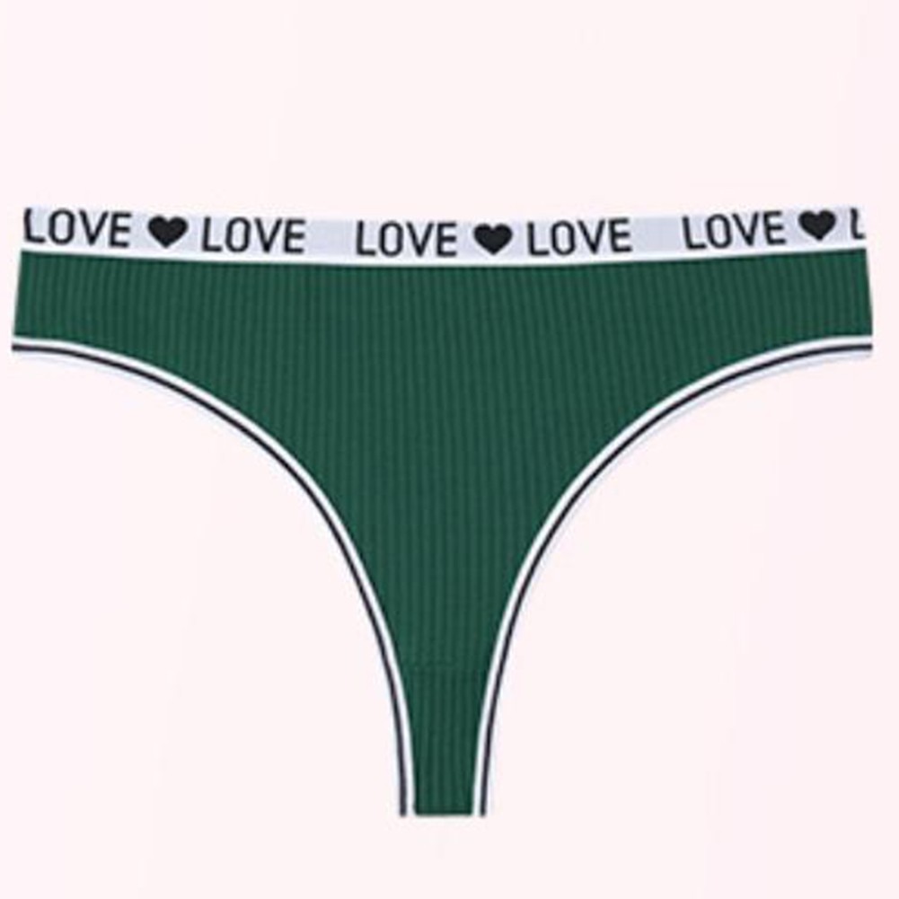 Women’s All Season Underpants with Letter Print for Comfortable Daily Movement