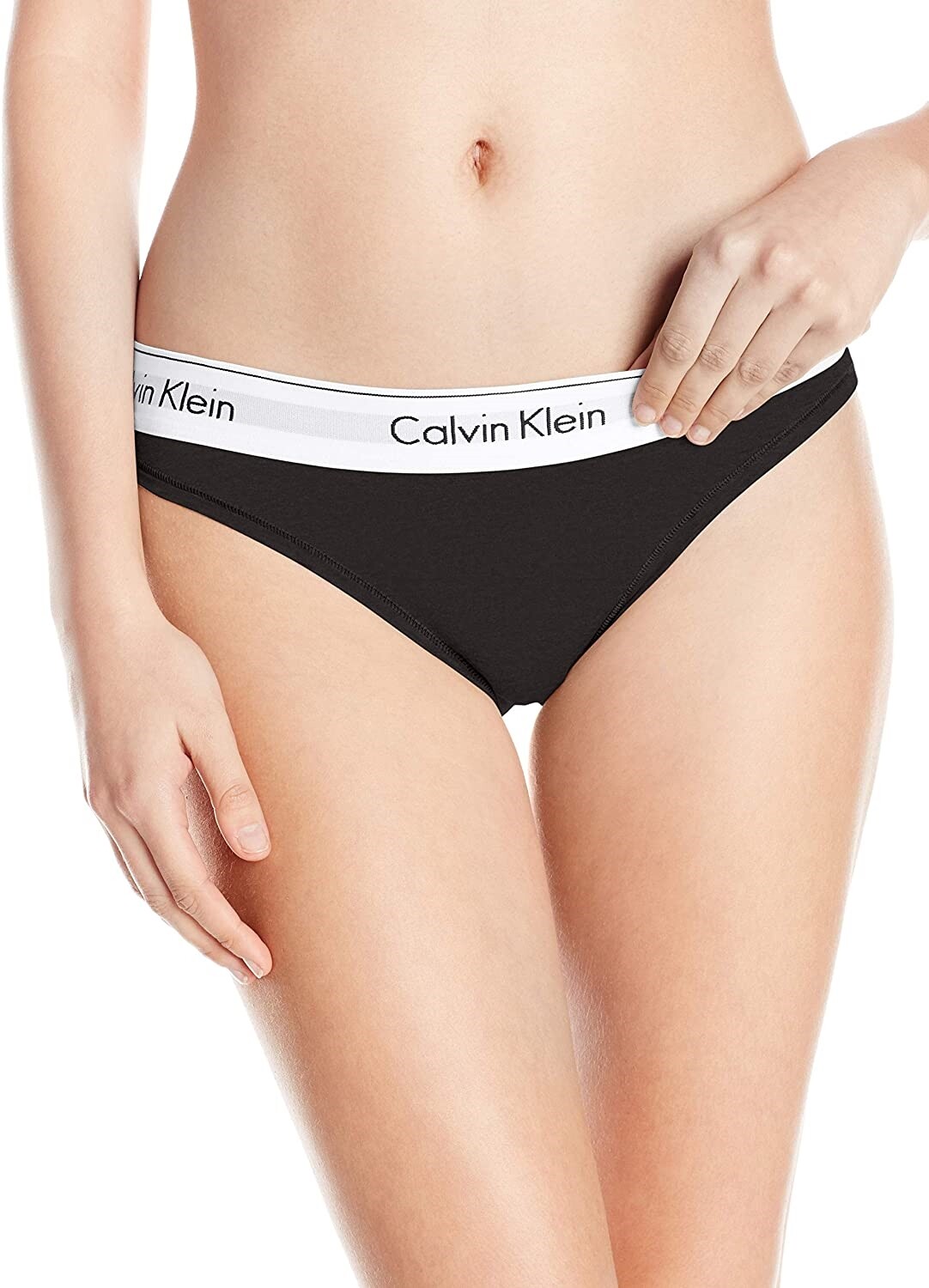Calvin Klein Women’s 182011 Modern Cotton Panties Black Underwear Size XS
