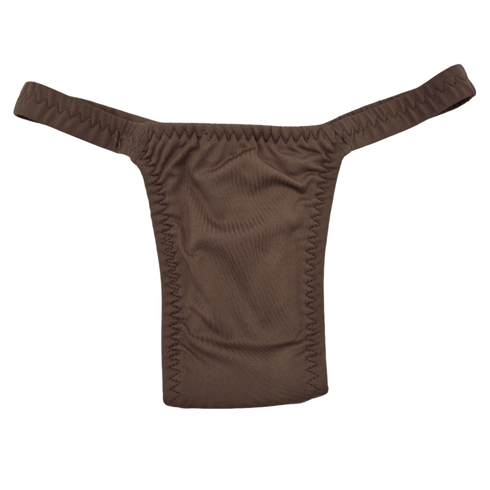 Brown Satin Gaff Panty Tucking Compression Underwear Transgender or Crossdresser