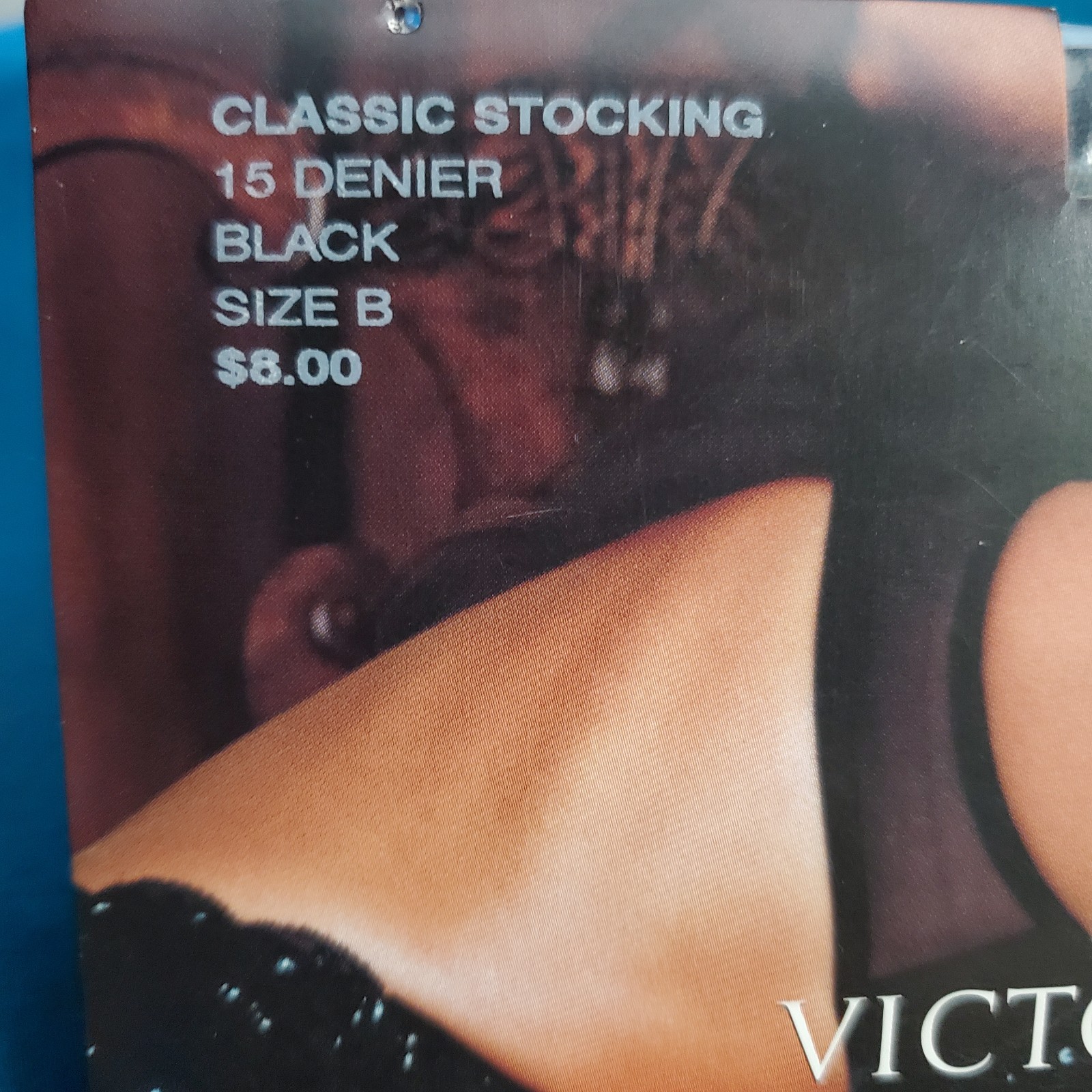 Victoria’s Secret Very Sexy Classic Stocking 15 Denier Black – Thigh High Size B