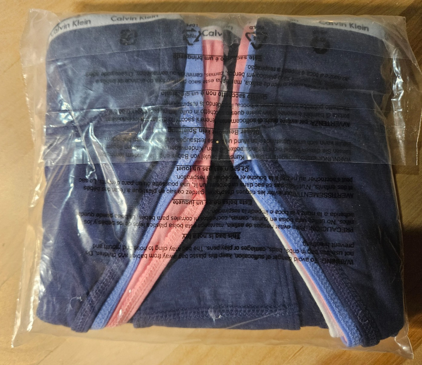 Calvin Klein Women’s 5-Pack Cotton Stretch Logo Bikini Panties Size L, S #B1-5
